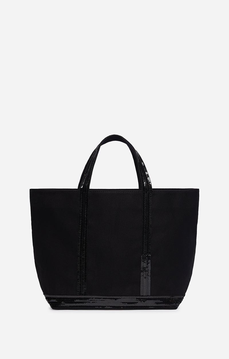 CANVAS M BLACK CABAS TOTE