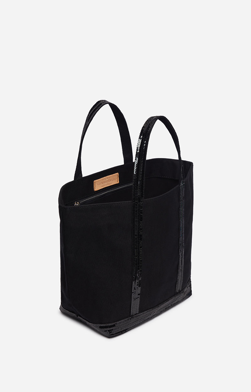 CANVAS M BLACK CABAS TOTE