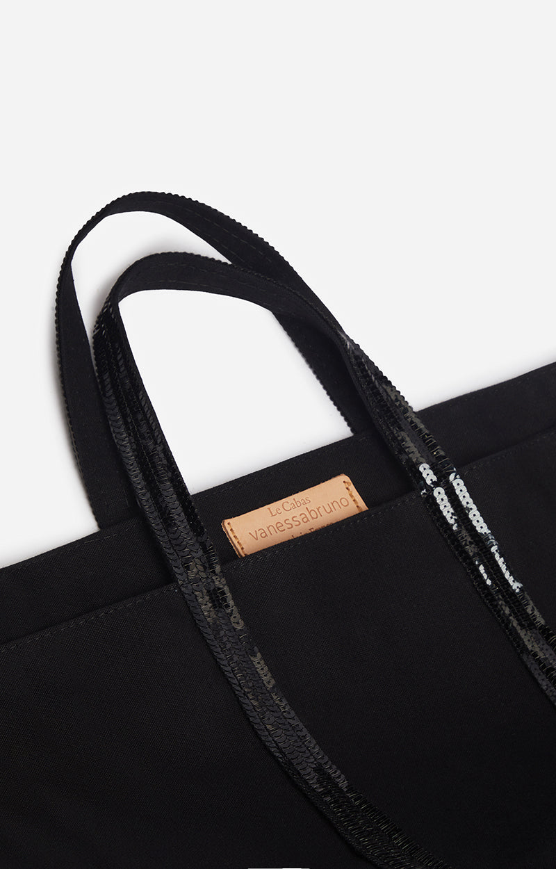 CANVAS M BLACK CABAS TOTE