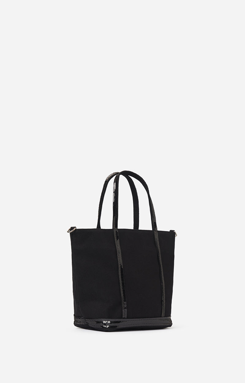CANVAS S BLACK CABAS TOTE