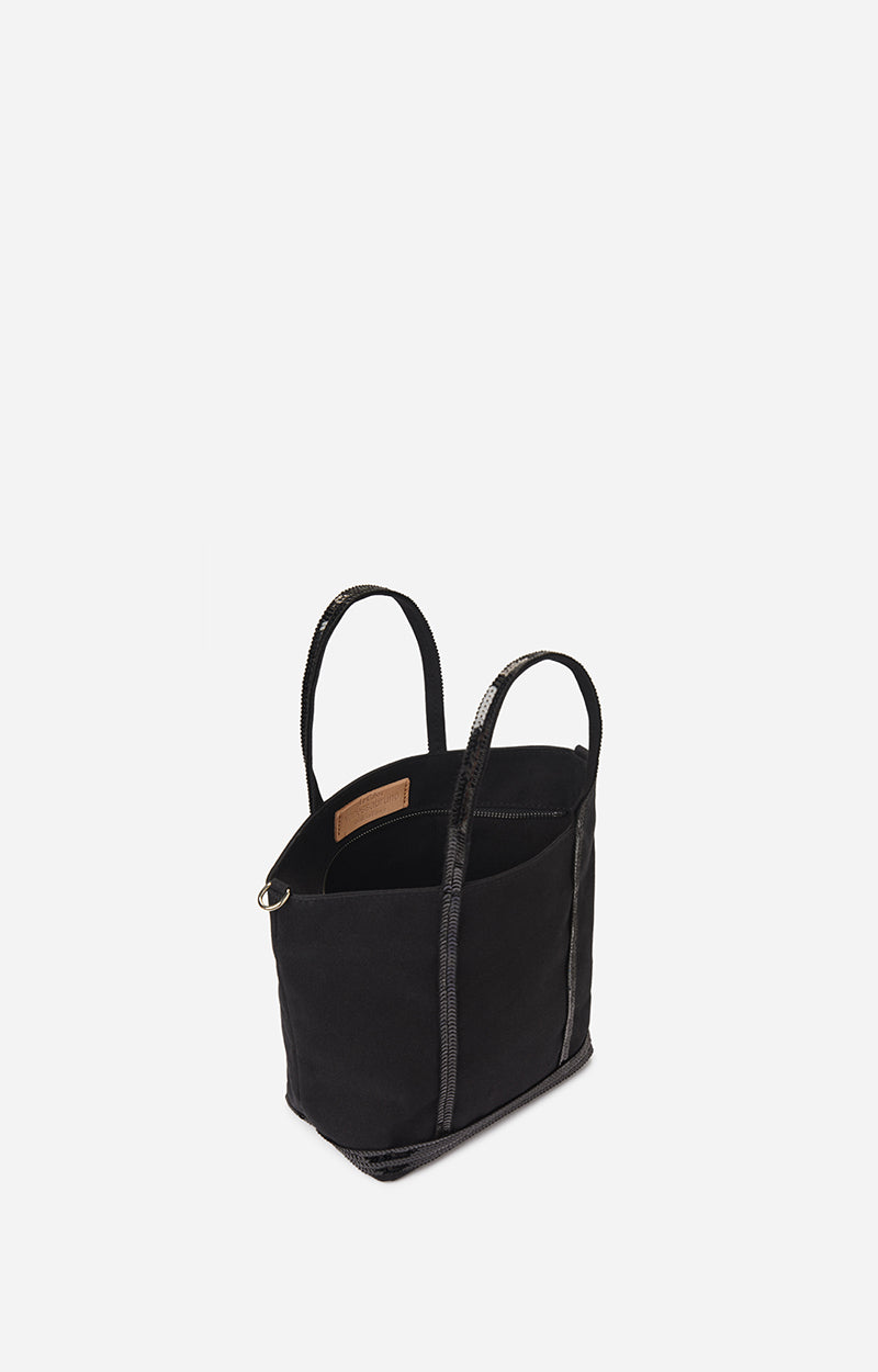 CANVAS S BLACK CABAS TOTE