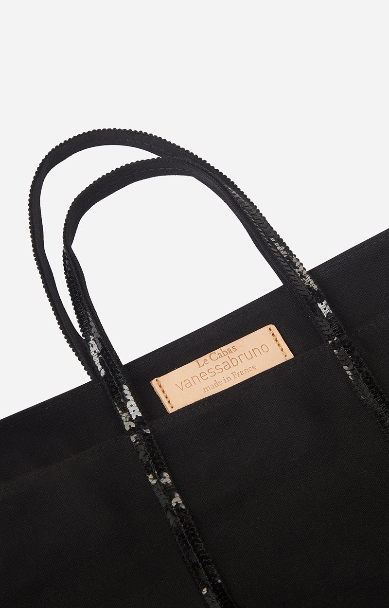 CANVAS S BLACK CABAS TOTE