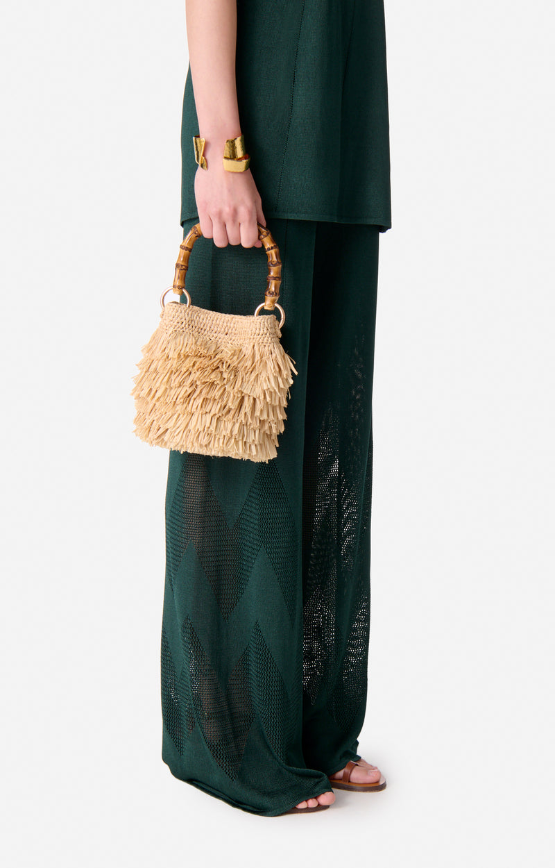 SMALL DEIA NATURAL PURSE BAG