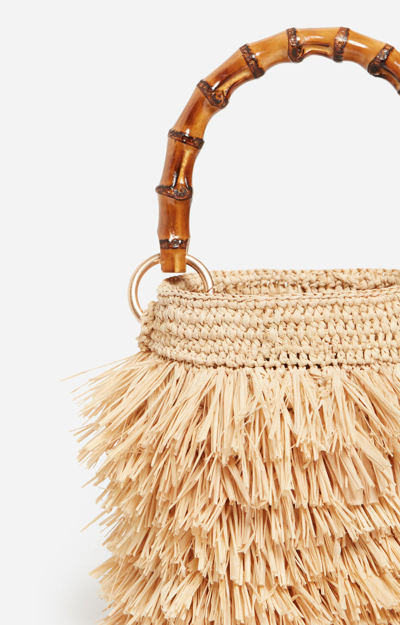 SMALL DEIA NATURAL PURSE BAG
