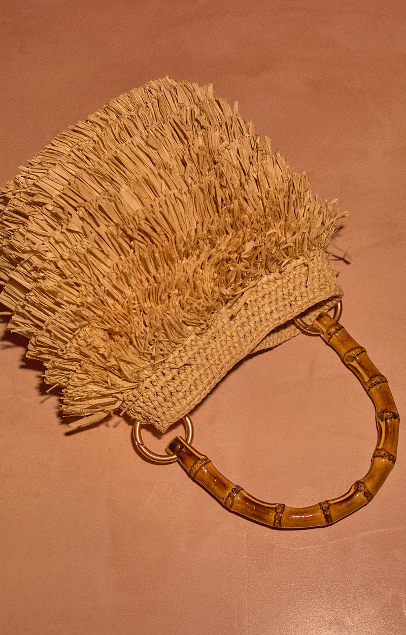 SMALL DEIA NATURAL PURSE BAG