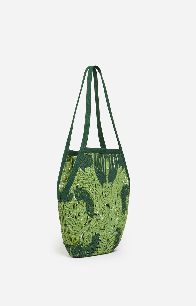 GREEN MESH BAG