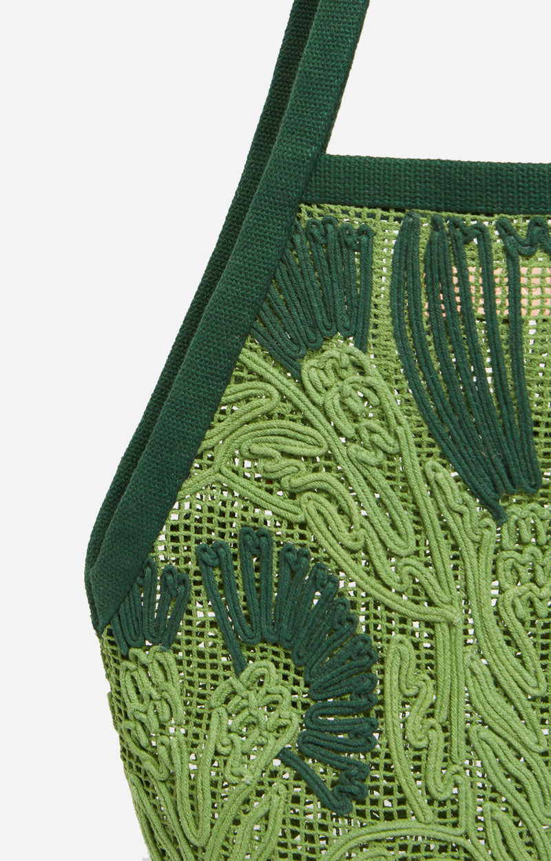 GREEN MESH BAG