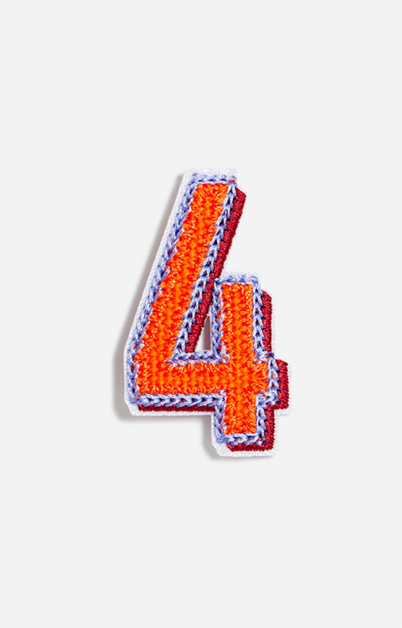 NUMBER 4 PATCH