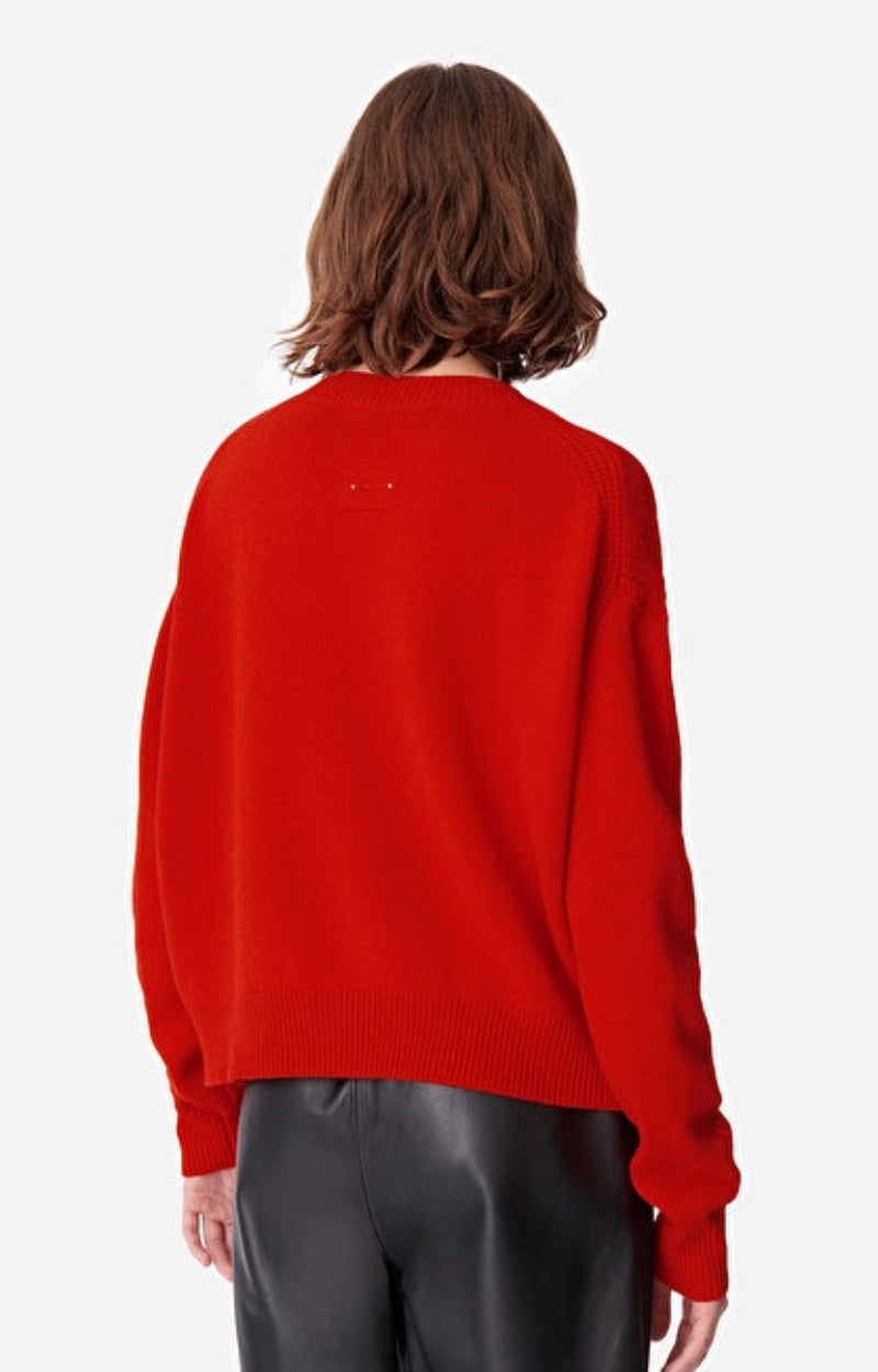 DIDIA POPPY RED SWEATER