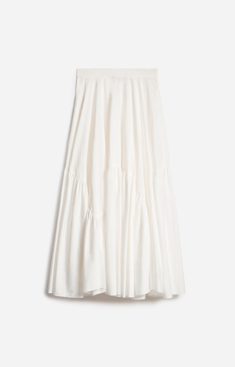 ASTREE ECRU LONG PETTICOAT SKIRT