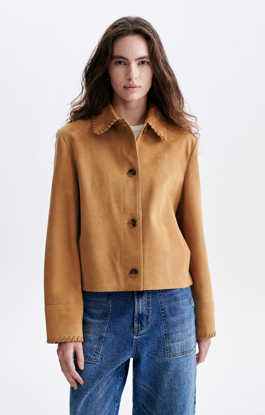 HECTOR SHORT SUEDE JACKET