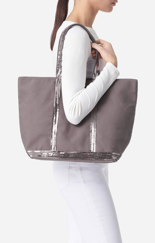 CANVAS L ANTHRACITE CABAS TOTE