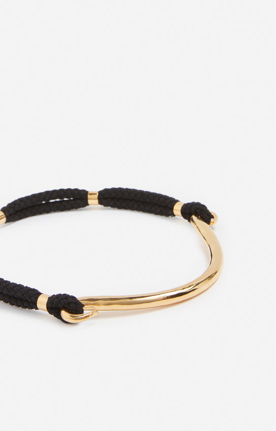 NEYLLA BRASS BLACK CORD TORQUE