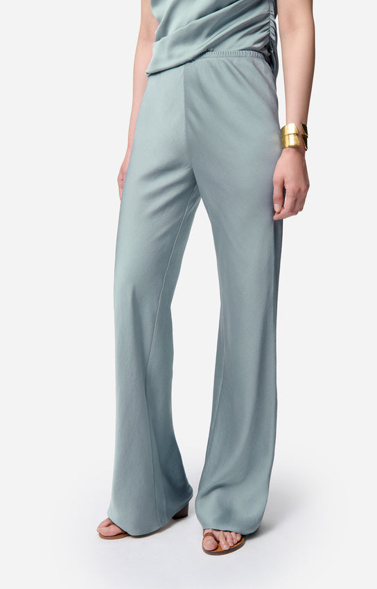 ESSAID PEARL GREY PANTS