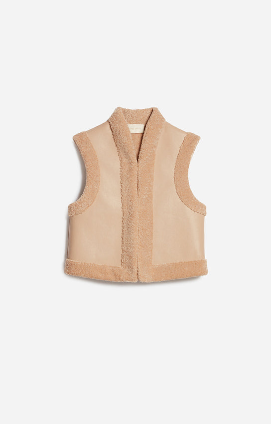 DAMAN BISCUIT BOUCLE VEST