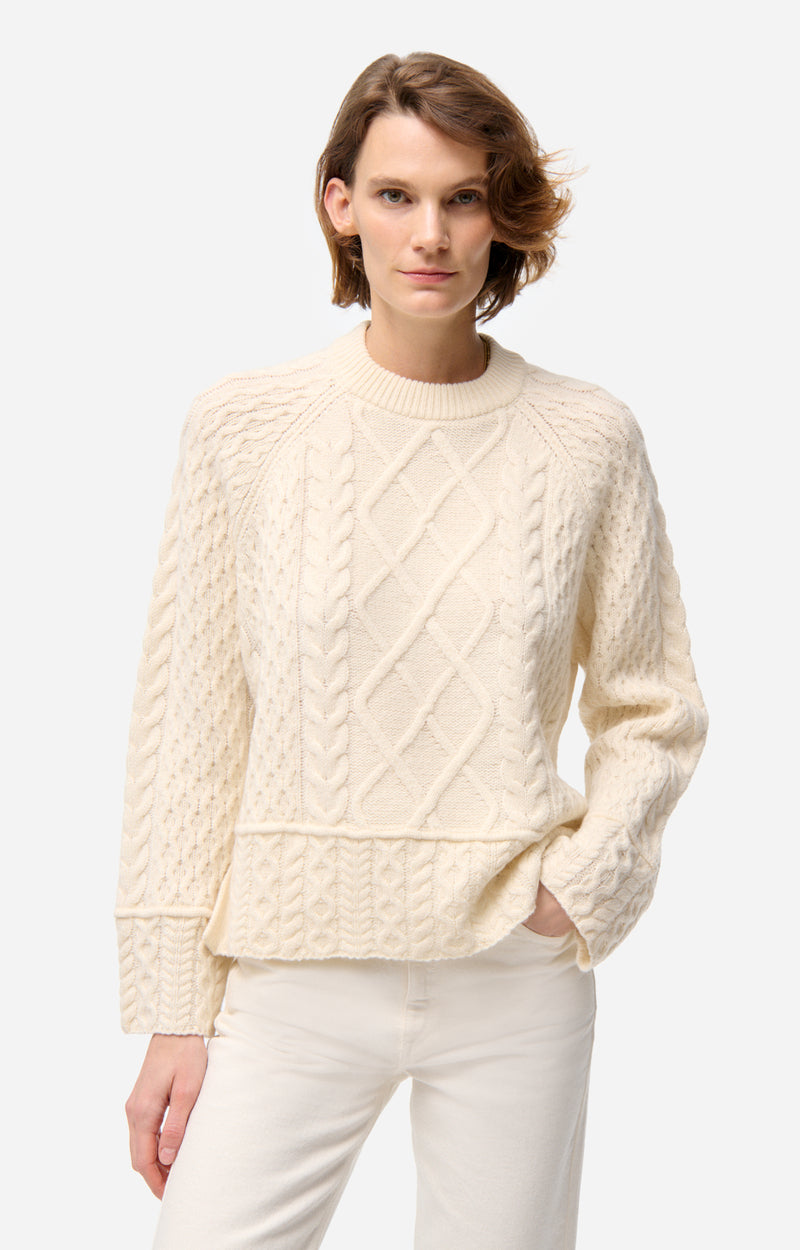 FOLK ECRU SWEATER