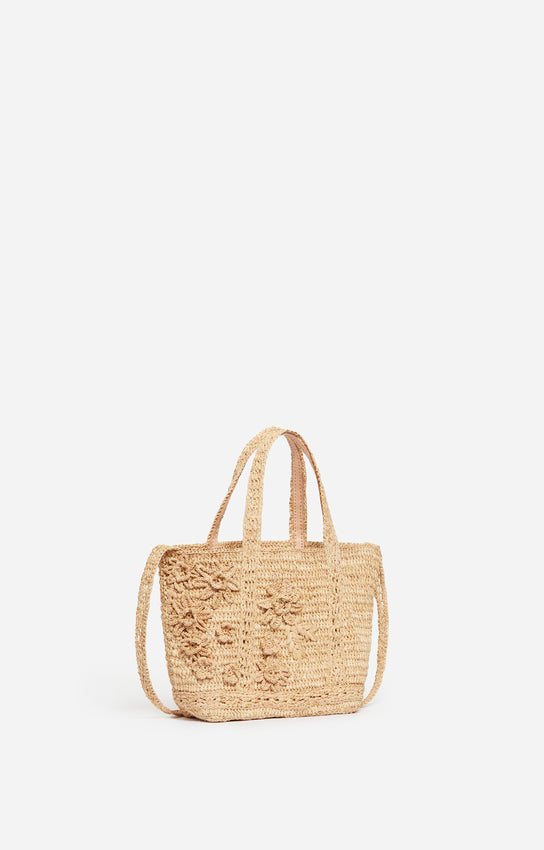 RAFFIA XS NATURAL CABAS TOTE