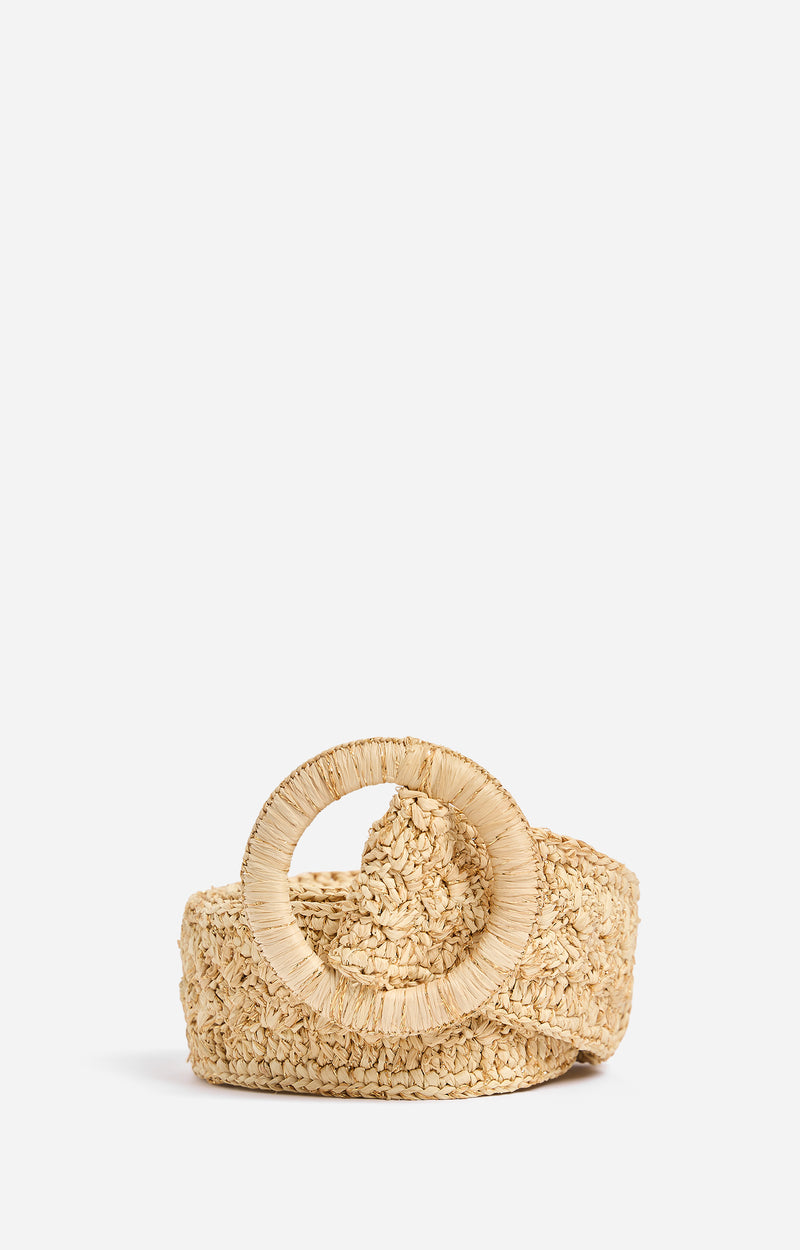 RAFFIA BELT 45MM