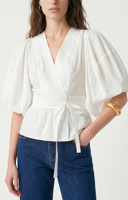 GUNNER ECRU BLOUSE