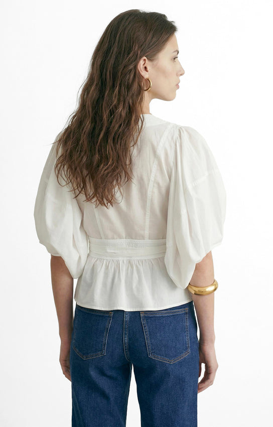 GUNNER ECRU BLOUSE