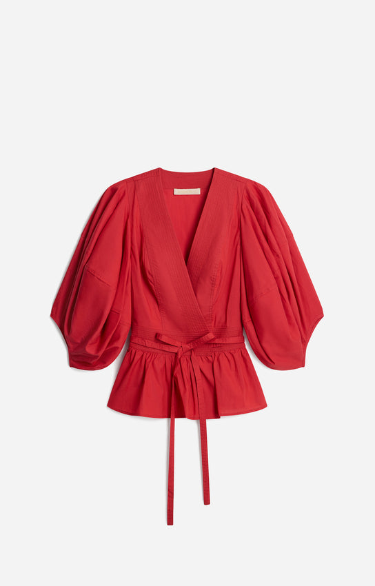 GUNNER RED BLOUSE