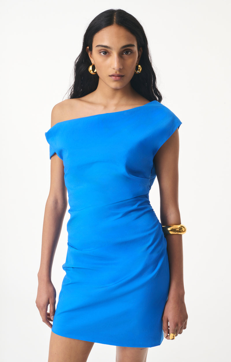 ELEYSA BLUE SHORT DRESS