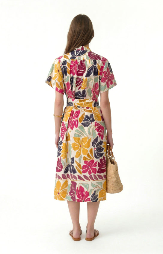 GHALA PRINTED DRESS