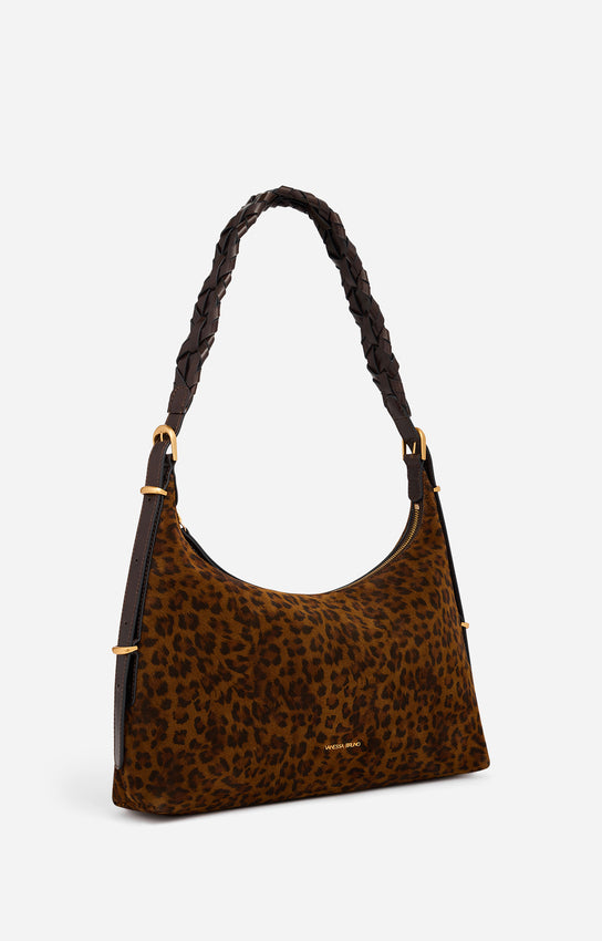 JESS LEOPARD SMALL HOBO BAG