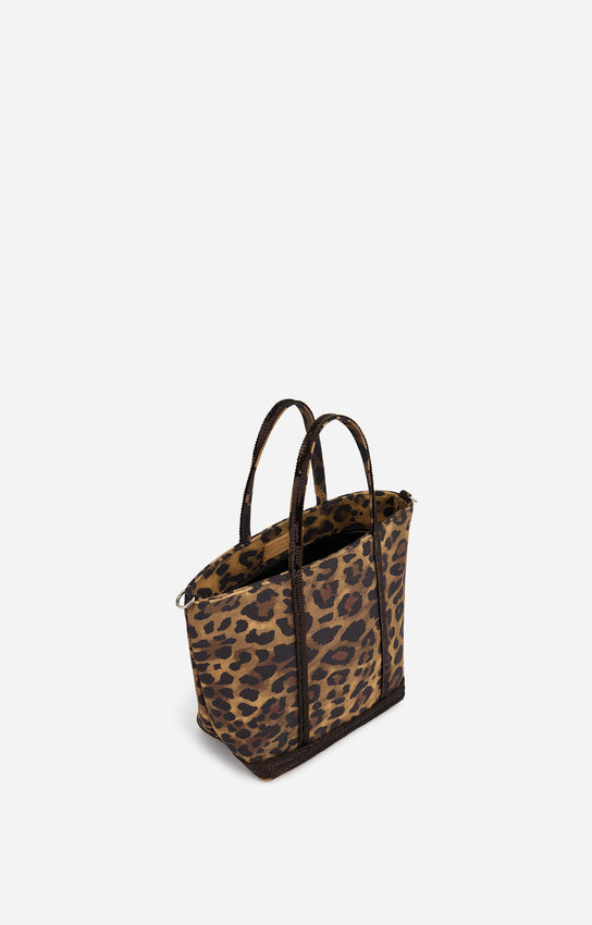 LEOPARD CABAS S WITH STRAP