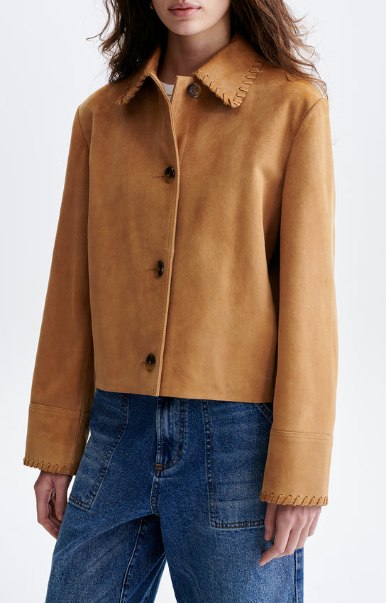 HECTOR SHORT SUEDE JACKET