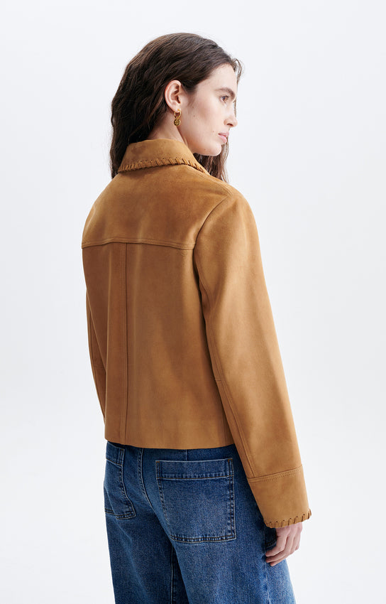 HECTOR SHORT SUEDE JACKET