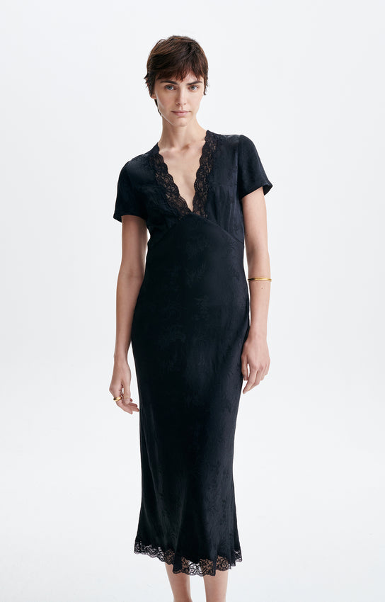 HOLLIE LONG LACE DRESS