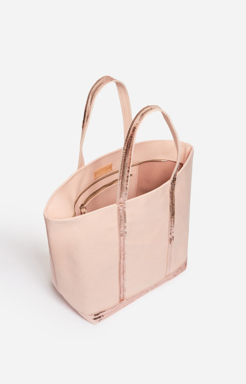 CANVAS L CORAL CABAS TOTE