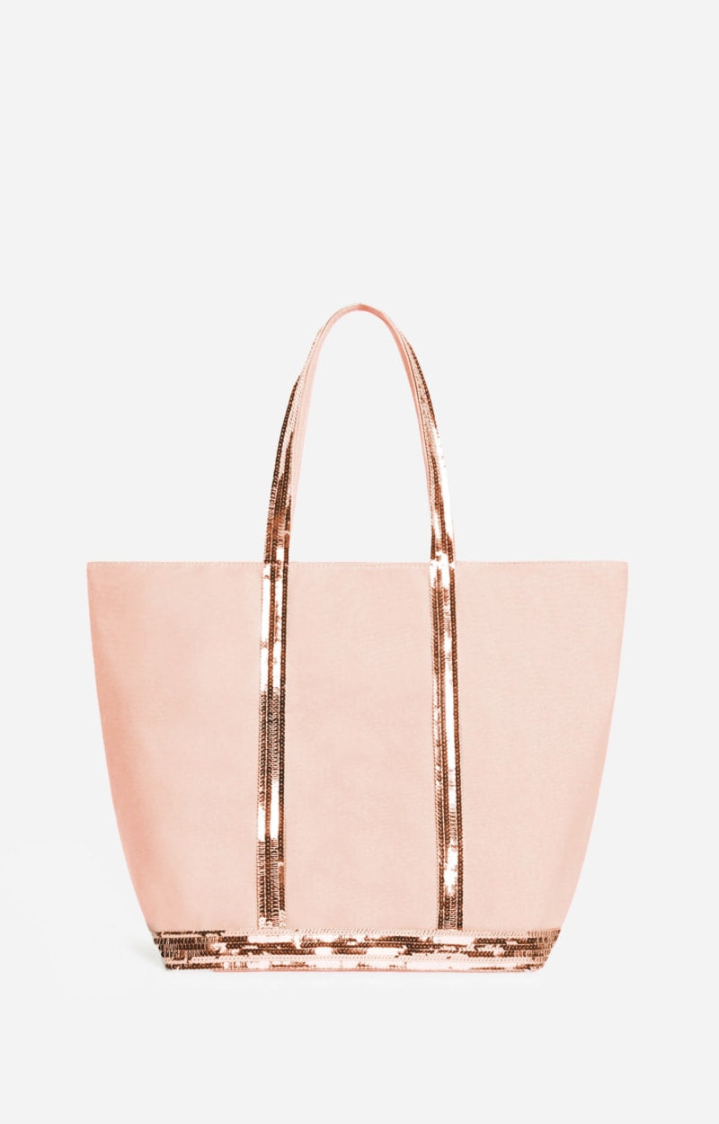 CANVAS L CORAL CABAS TOTE