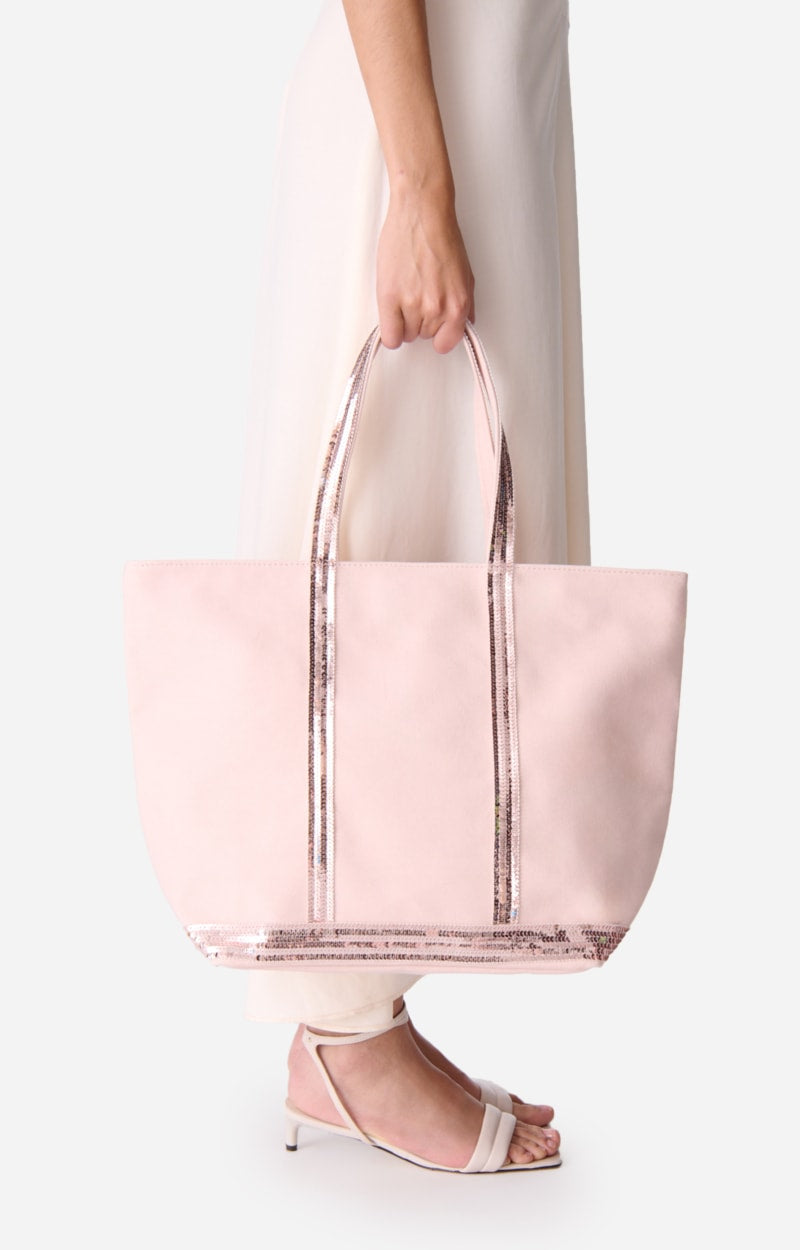 CANVAS L CORAL CABAS TOTE