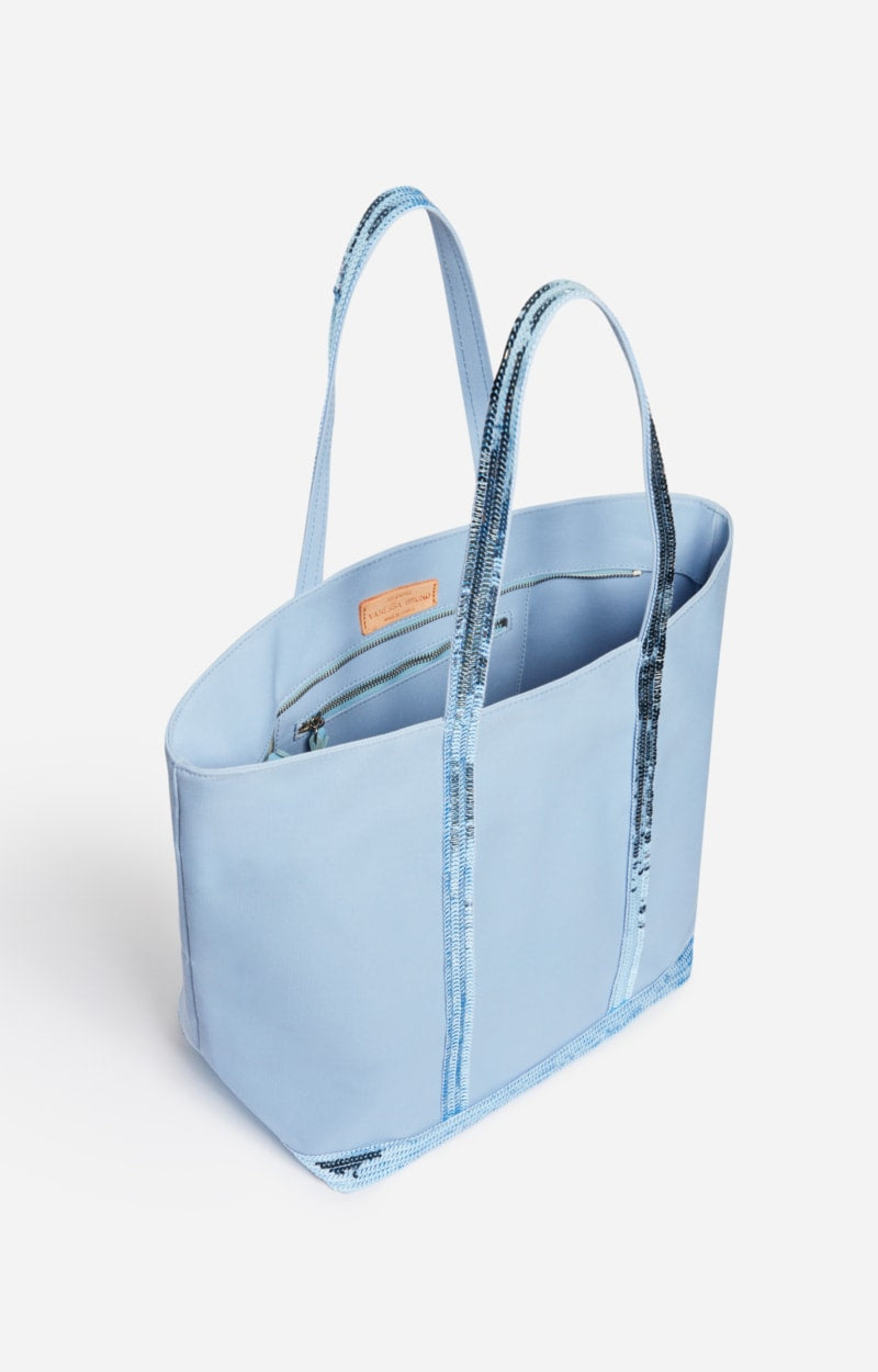 CANVAS L INDIGO CLAIR CABAS TOTE
