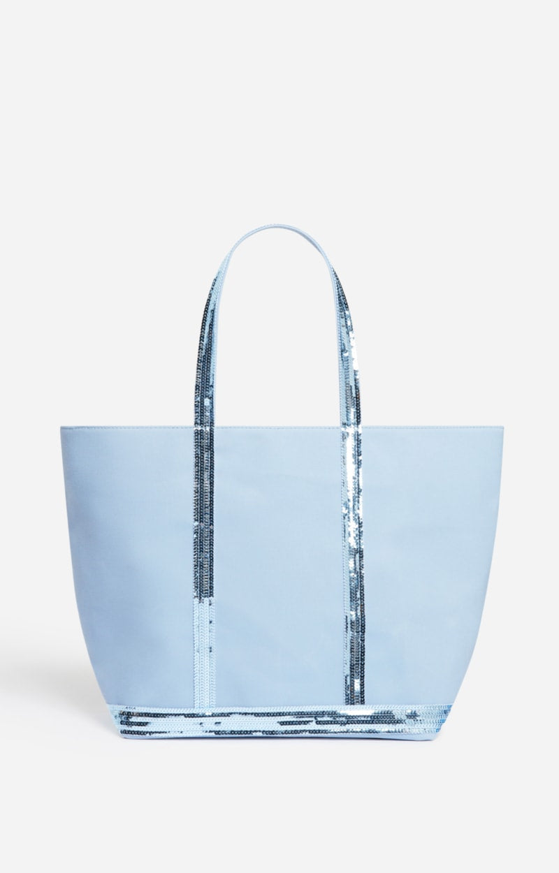 CANVAS L INDIGO CLAIR CABAS TOTE
