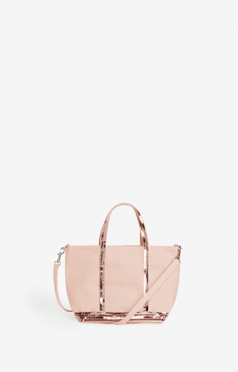 CANVAS XS CORAL ZIPPED CABAS TOTE