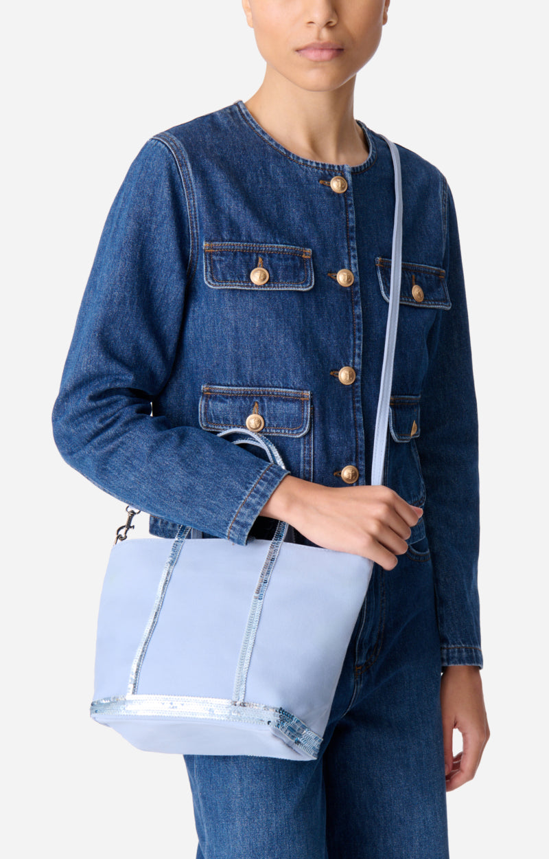 CANVAS S INDIGO CLAIR CABAS TOTE