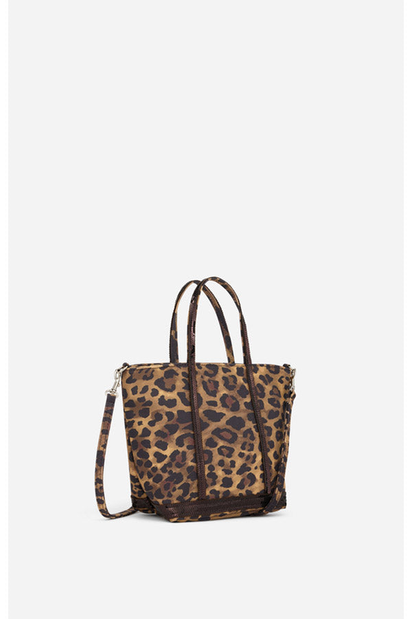 LEOPARD CABAS S WITH STRAP
