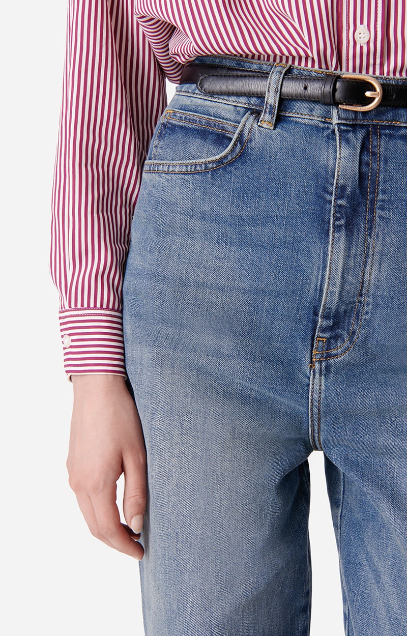 DOM BLUE GREY JEANS