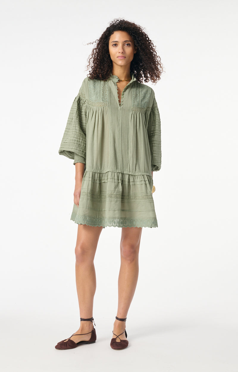 DIANE ALMOND DRESS