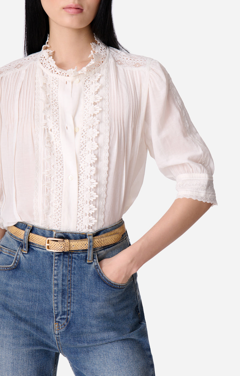 ARSENENEO WHITE BLOUSE