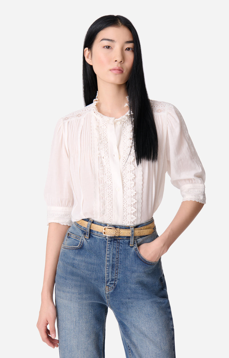 ARSENENEO WHITE BLOUSE