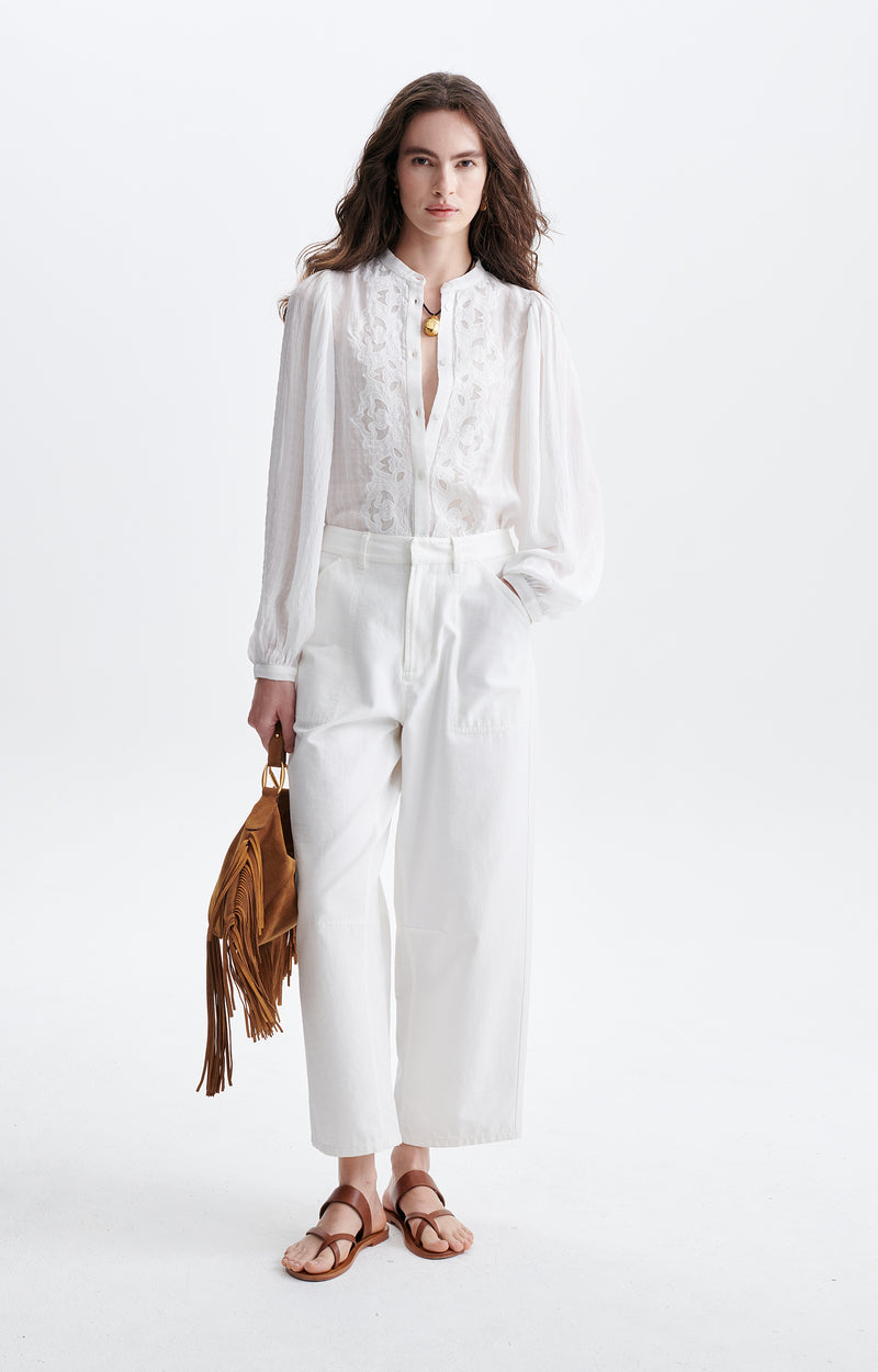HALDO EMBROIDERED BLOUSE