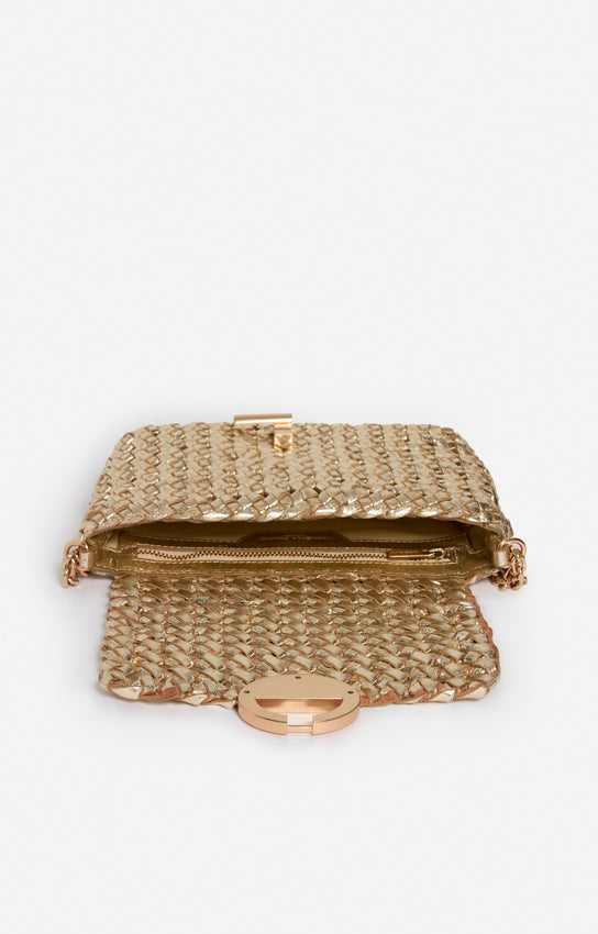 MEDIUM MOON GOLD BAG