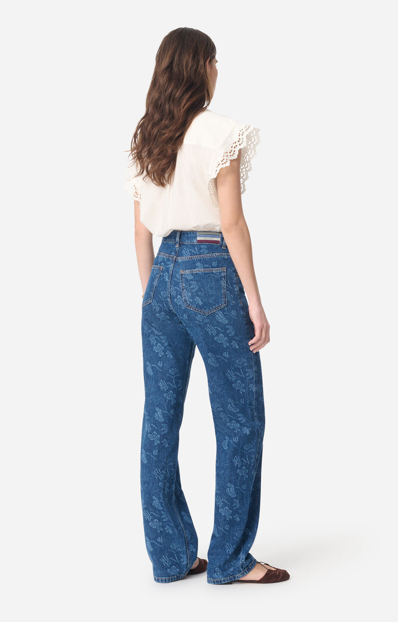 FAREL FLORAL JEANS