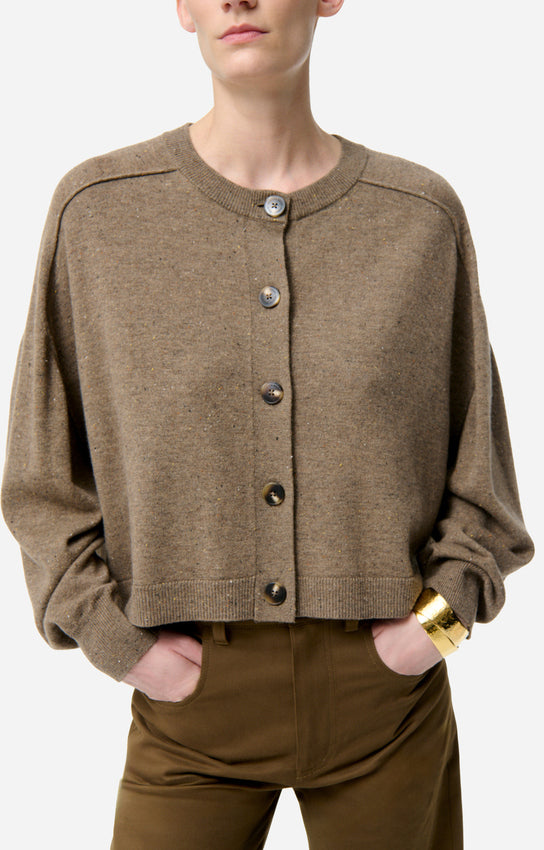 DOUVE TAUPE CARDIGAN