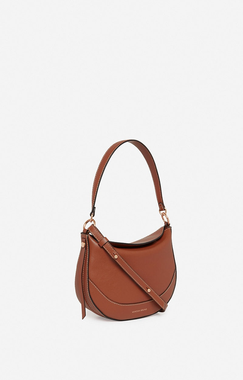 SMALL LEATHER BISCUIT DAILY BAG