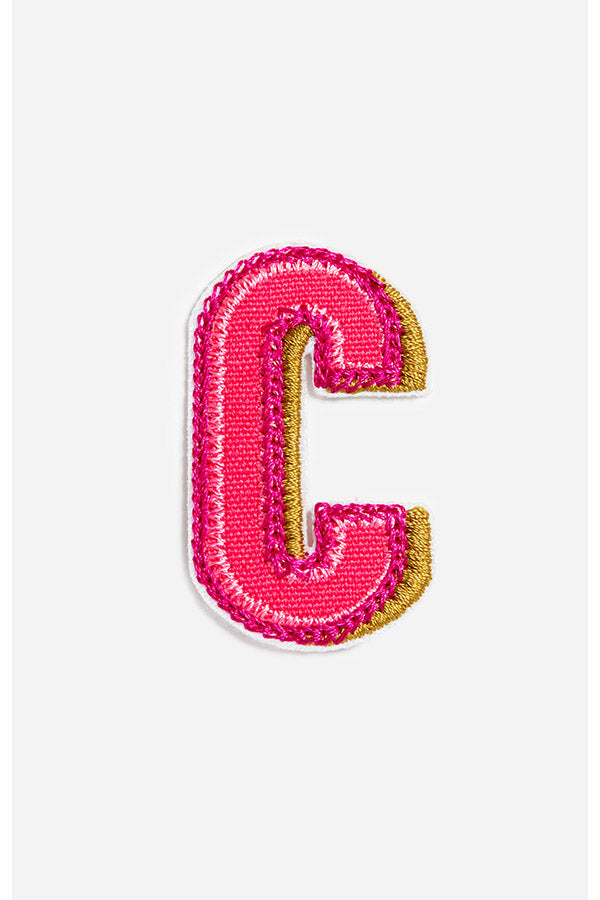 MULTICOLOR LETTER C PATCH